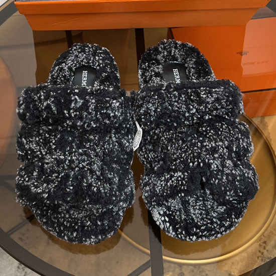 Hermes Wool Slippers SJH091330