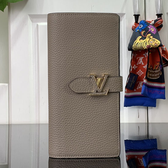 LV Vertical Wallet Grey M81330