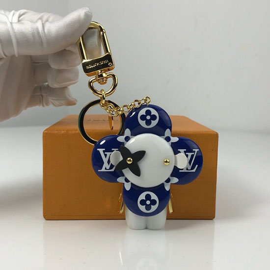 Louis Vuitton Bag Charm and Key Holder Blue M67358