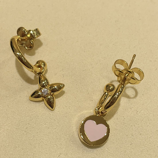 Louis Vuitton Iconic Heart Earrings JLE091301