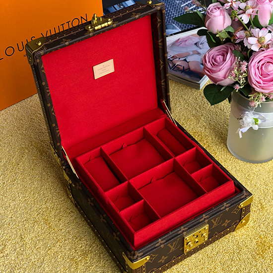 Louis Vuitton Jewelry Box Red M20040