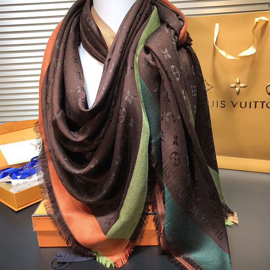 Louis Vuitton On The Edge Monogram Shawl LS080803