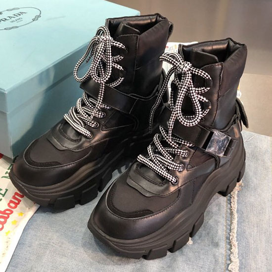 Prada Calfskin Sneaker Black P10051