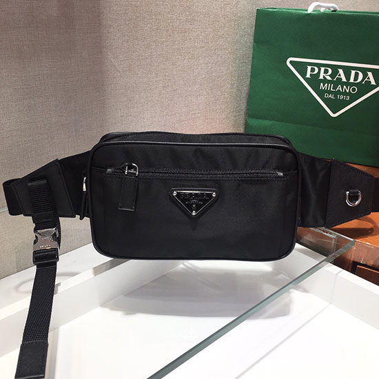 Prada Re-Nylon and Saffiano leather belt bag 2VL977