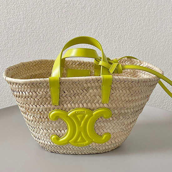 Teen Triomphe Celine Classic Panier Yellow C35363