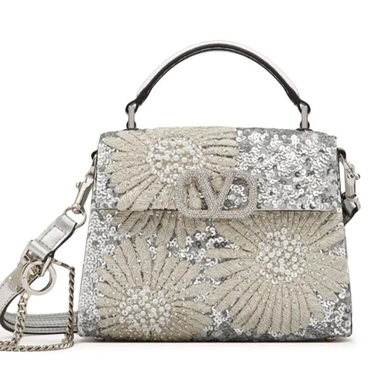 Valentino Garavani mini VSLING embellished tote bag V0062