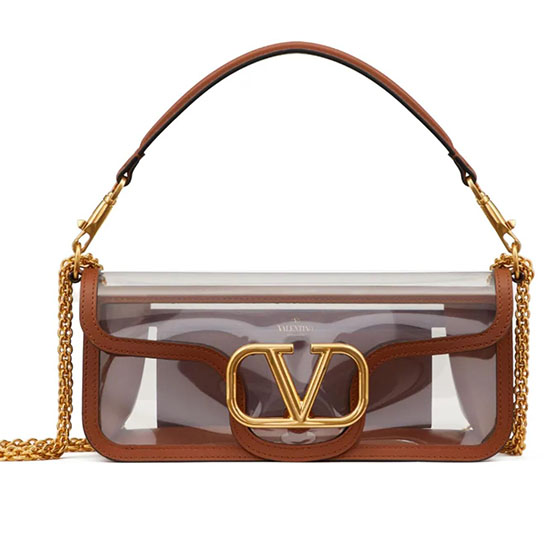 Bolso Bandolera Valentino Garavani Loco Marrón V6035