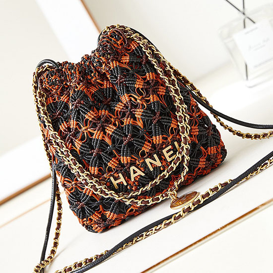 Bolso Chanel Mini 22 Naranja As3980