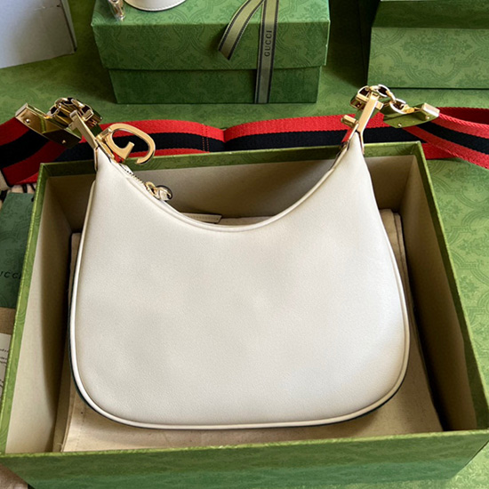 Bolso De Hombro Pequeño Gucci Agregado Blanco 699409