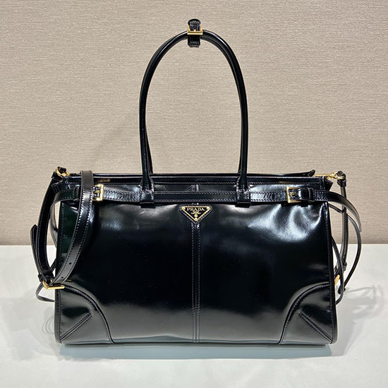 Bolso Prada Grande De Cuero 1ba433