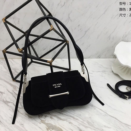 Bolso Prada Sidonie De Ante Negro 1bd168