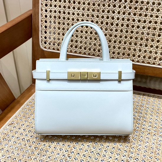 Bolso Saint Laurent Manhattan Nano Blanco 593741