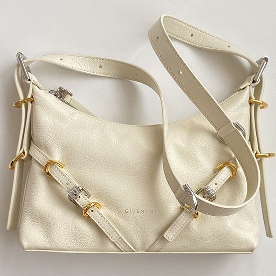 Bolso Voyou Pequeño De Givenchy Blanco Bb51