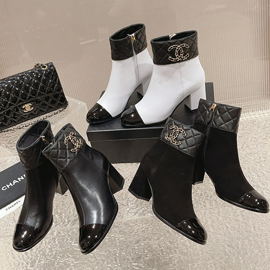 Botas Chanel De Cuero Snc090835