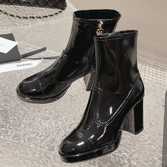 Botas Chanel De Cuero Snc090837