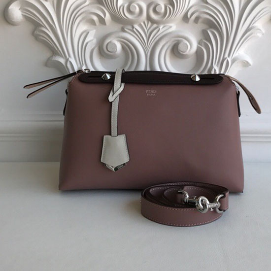 Fendi Por Cierto Bolso Boston Regular Nude F81491