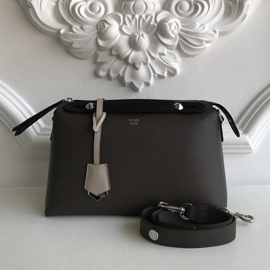 Fendi Por Cierto Bolso Boston Regular Verde Oscuro F81491