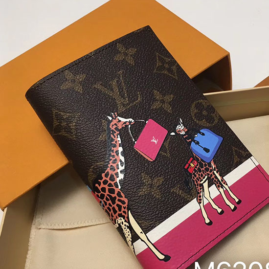 Funda Para Pasaporte De Lona Con Monograma De Louis Vuitton M62089