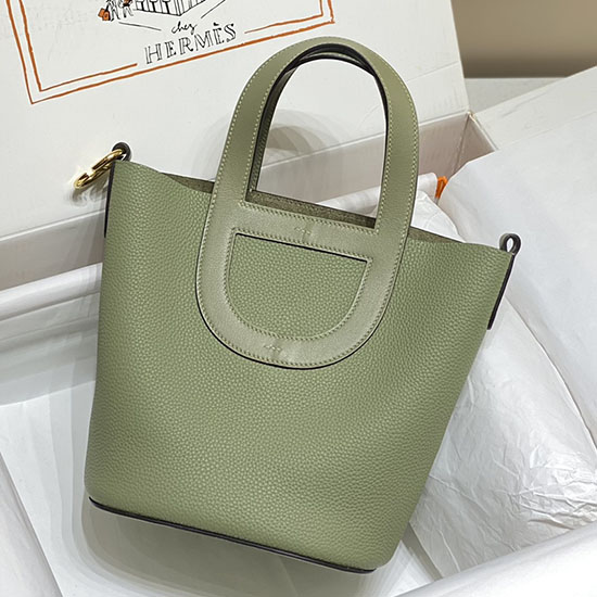 Hermes En El Bucle 18 Bolsa Verde Hp18041