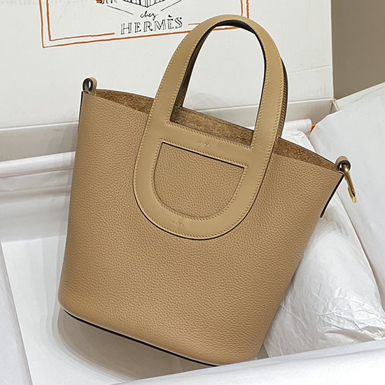 Hermes En El Bucle 18 Bolso Marrón Hp18041