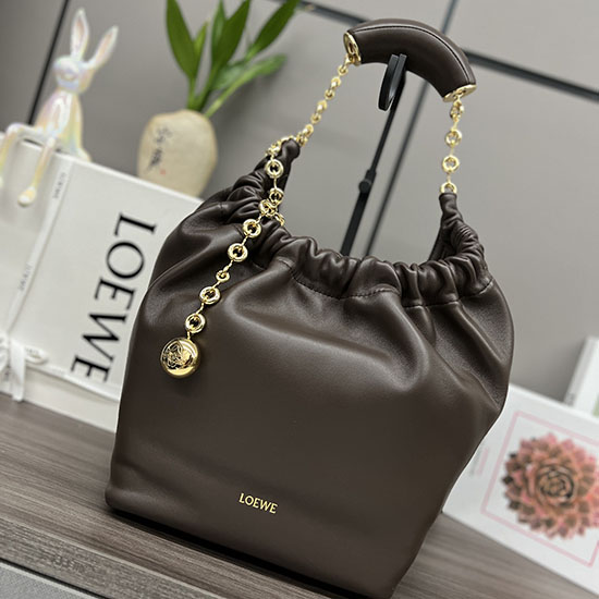 Loewe Bolsa Pequeña Exprimible Chocolate 652329