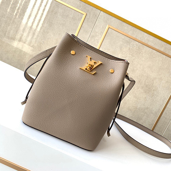 Louis Vuitton Nano Lockme Cubo Beige M68709