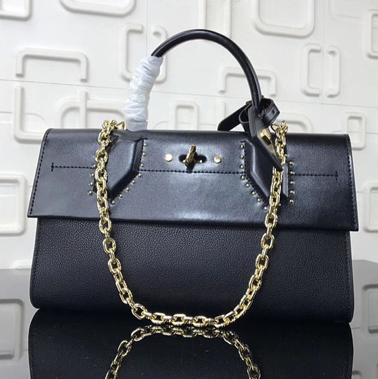 Louis Vuitton Pochette City Steamer Negro M54925