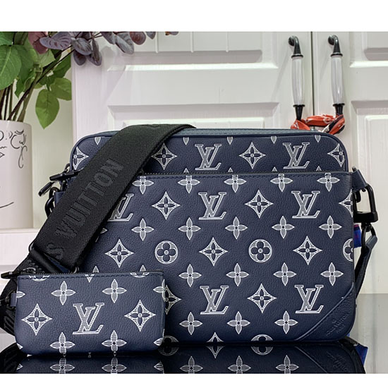 Louis Vuitton Trío Mensajero Azul M24753