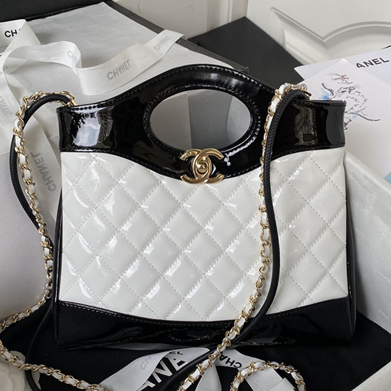 Mini Bolso De Compras Chanel 31 Blanco As4133