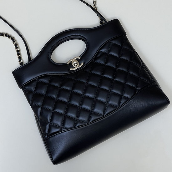 Mini Bolso De Compras Chanel 31 Negro As4133