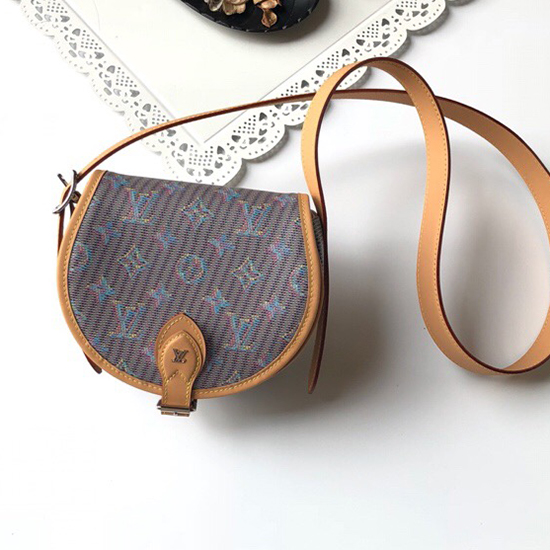 Pandereta De Piel De Becerro Estampada Louis Vuitton M55544