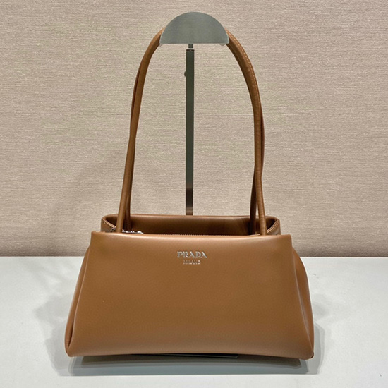 Prada Bolso Pequeño De Cuero Marrón 1ba368