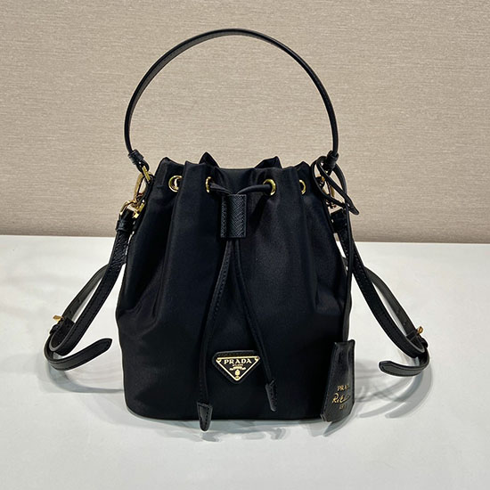 Prada Reedición 1978 Minibolso De Renylon Negro 1be067