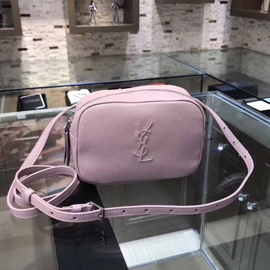 Saint Laurent Bolso Pequeño Lou Para Cámara Rosa 505976