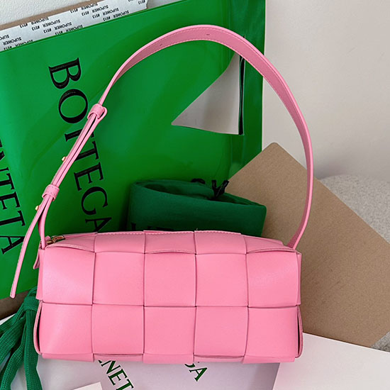 Bottega Veneta Brick Cassette Pieni Olkalaukku Pinkki B721966