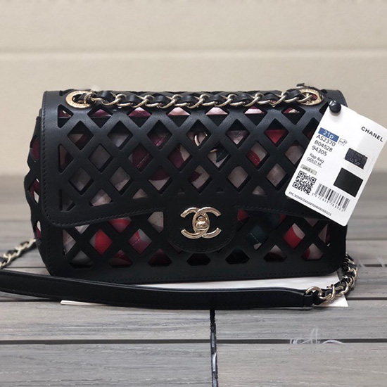 Chanel Läppälaukku Musta As2370