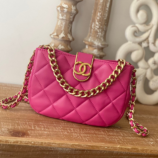 Chanel Pieni Hobo Laukku Pinkki As3475