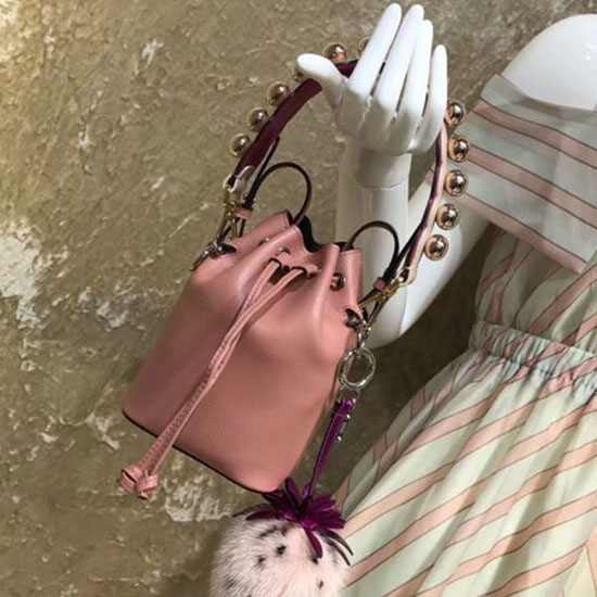 Fendi Pieni Mon Tresor Bucket Bag Pink F80101