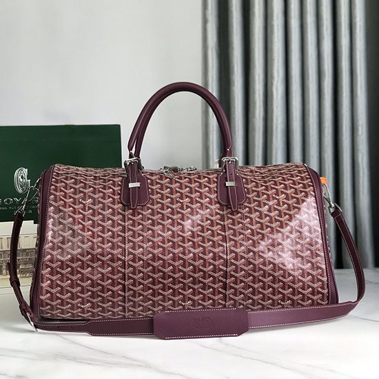 Goyard Croisiere 50 Duffle Laukku G191971 Viininpunainen