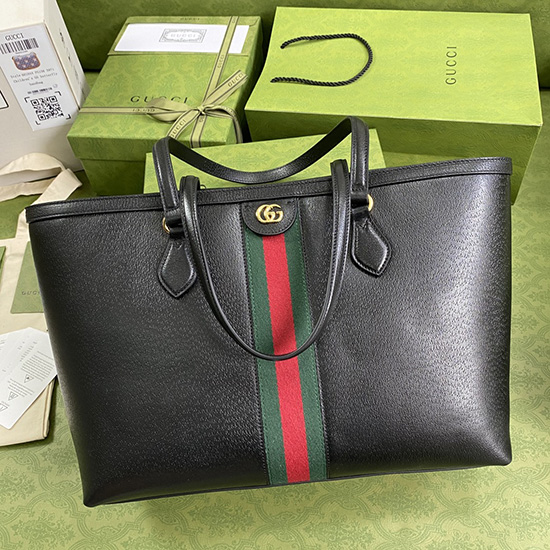 Gucci Ophidia Keskikokoinen Laukku Musta 631685