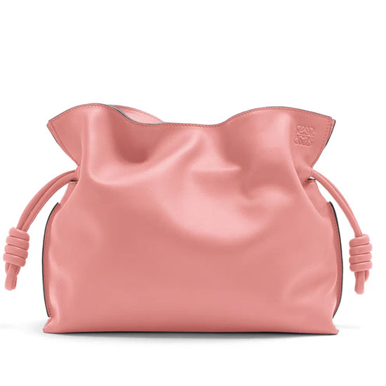 Loewe Flamenco Knot Iso ämpärilaukku Pinkki L10856