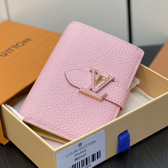 Lv Pystysuora Kompakti Lompakko Pinkki M81561