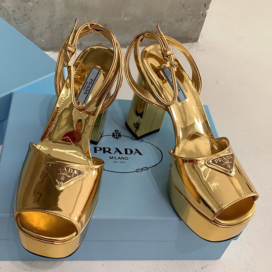 Prada Kultaiset Sandaalit Ps03235