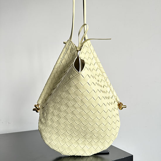 Bottega Veneta Sac Porté épaule Solstice Moyen Jaune B740990