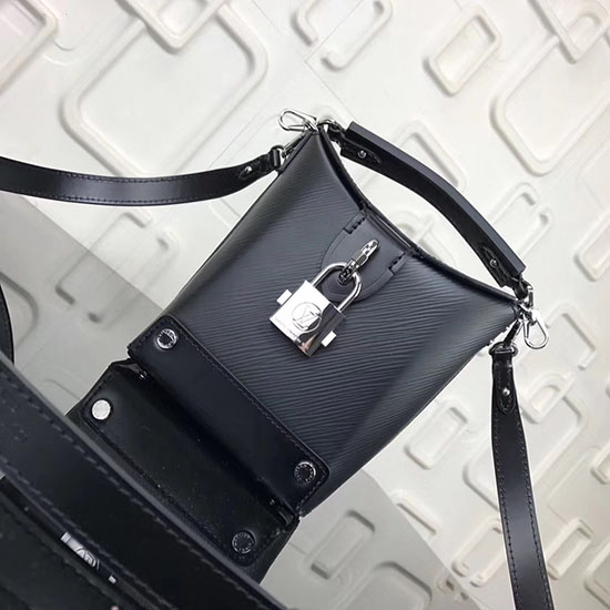 Boîte Bento En Cuir épi Louis Vuitton Noir M56038