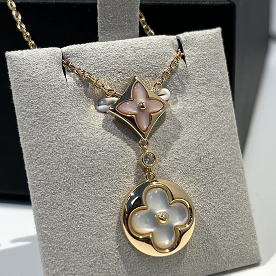 Collier De Fleurs De Couleur Louis Vuitton Jln091302