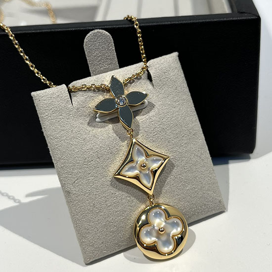 Collier De Fleurs De Couleur Louis Vuitton Jln091303