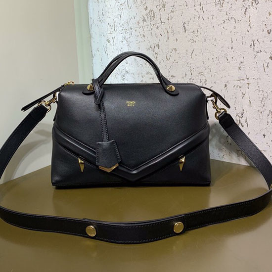 Fendi By The Way Sac Boston Régulier Noir F811491