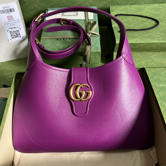 Gucci Aphrodite Sac à Bandoulière Moyen Violet 726274