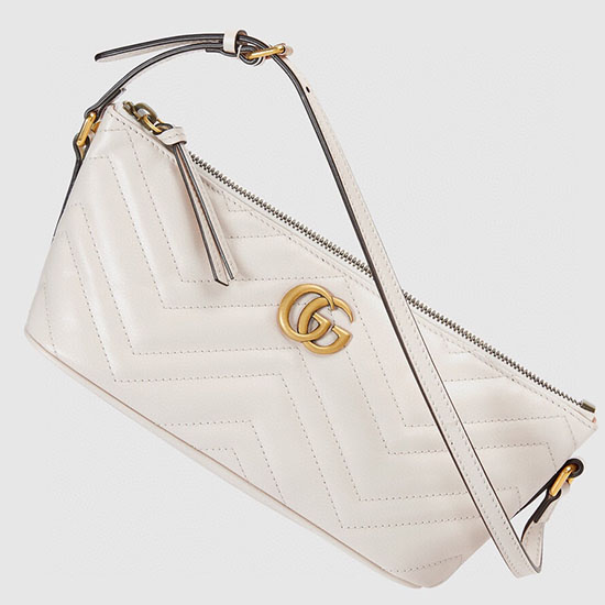 Gucci Gg Marmont Sac à Bandoulière Blanc 739166